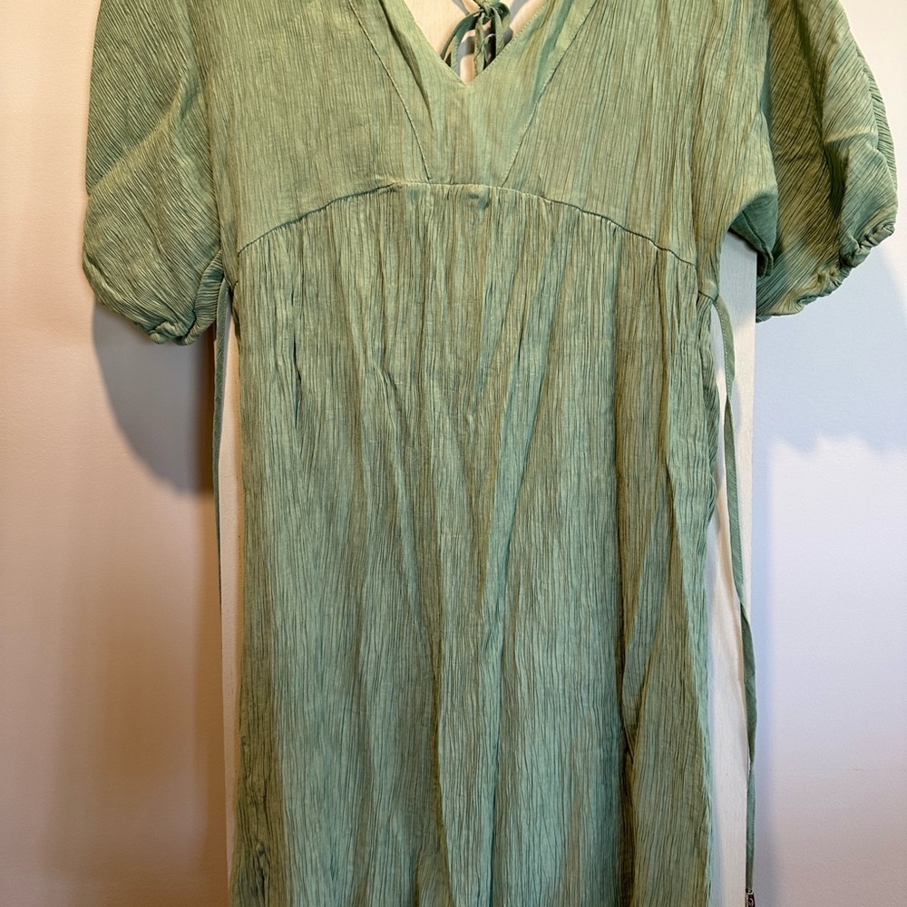 Amiani Green Women's Cover Up Dress